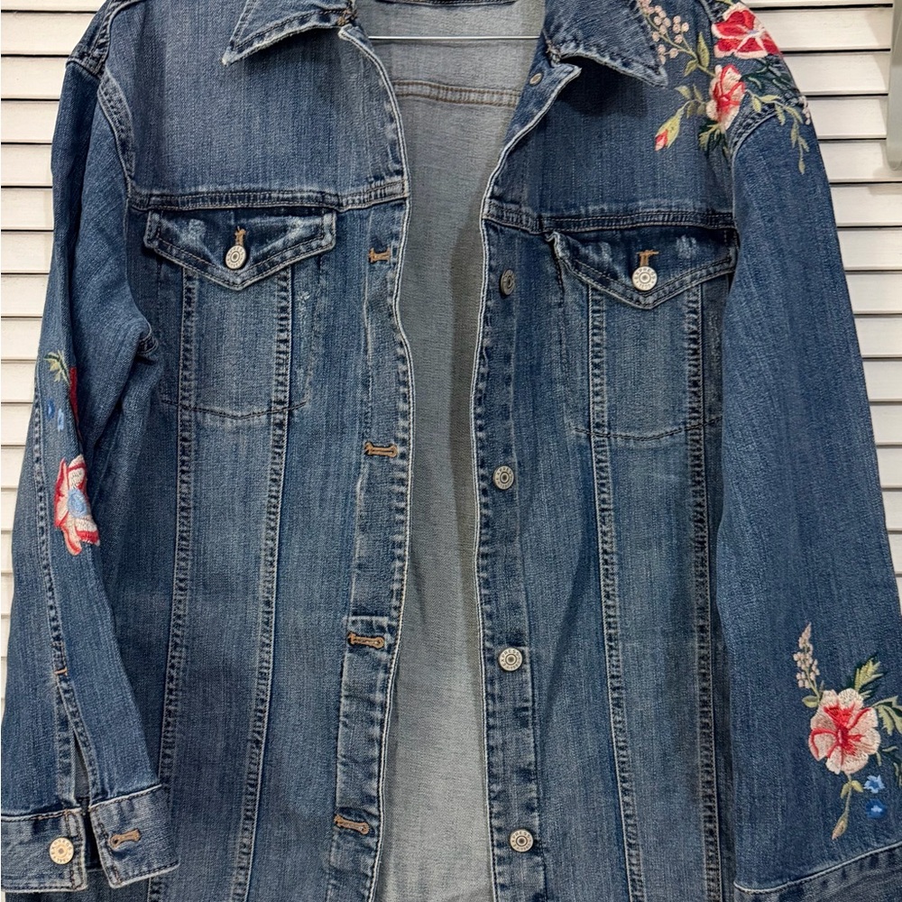 Express Dark Blue Denim Jacket